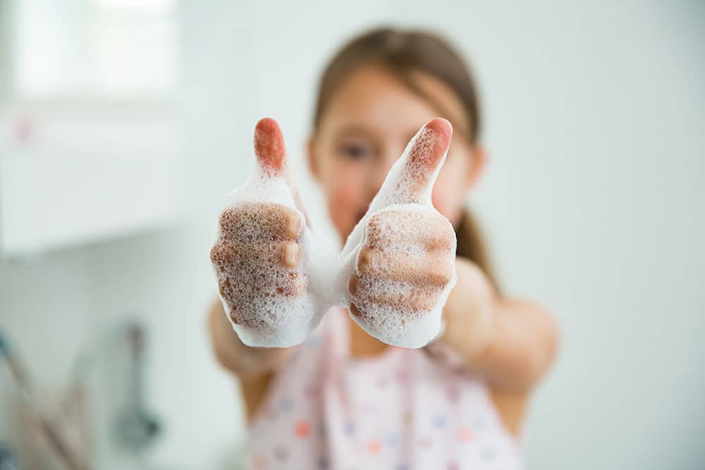 Increased Hand-Washing Puts A Stop To Germs